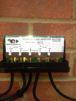4 way TV aerial splitter for external use 4 way TV aerial splitter for external use