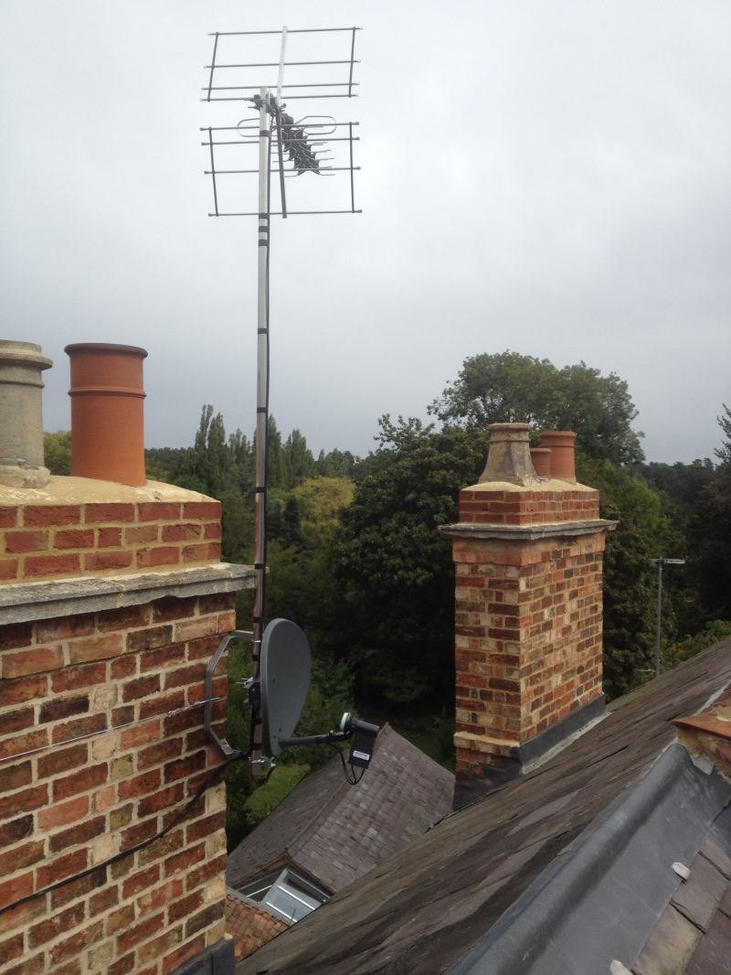 tv aerial and sky dish installation in Woburn