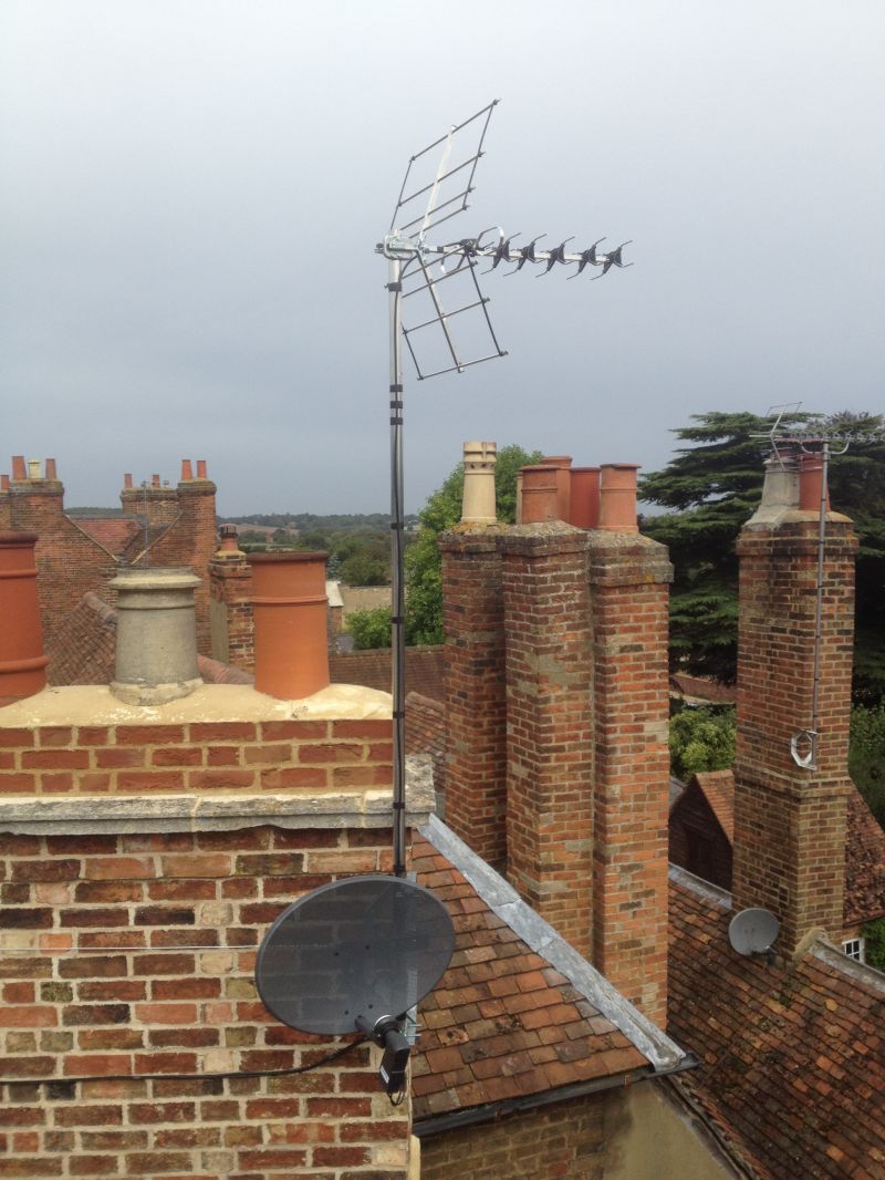 tv aerial and sky dish installation in Woburn